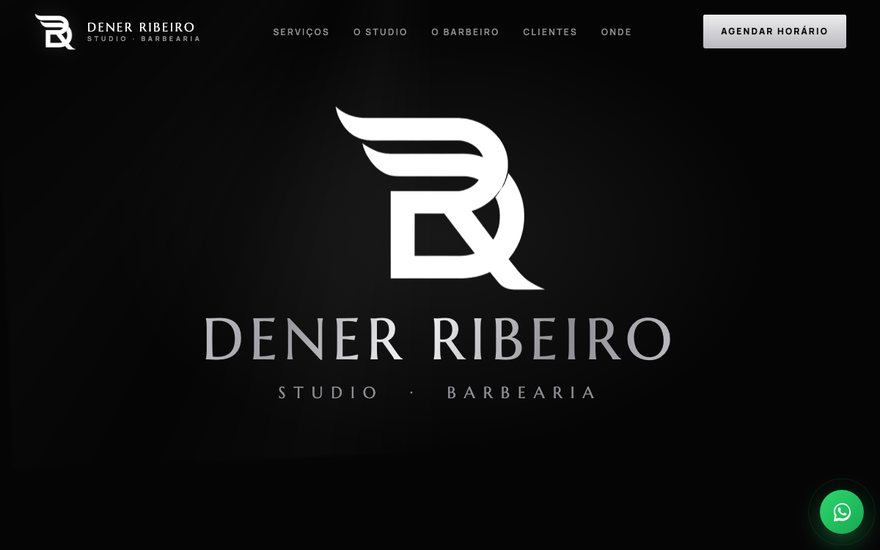 Landing page Dener Ribeiro Studio